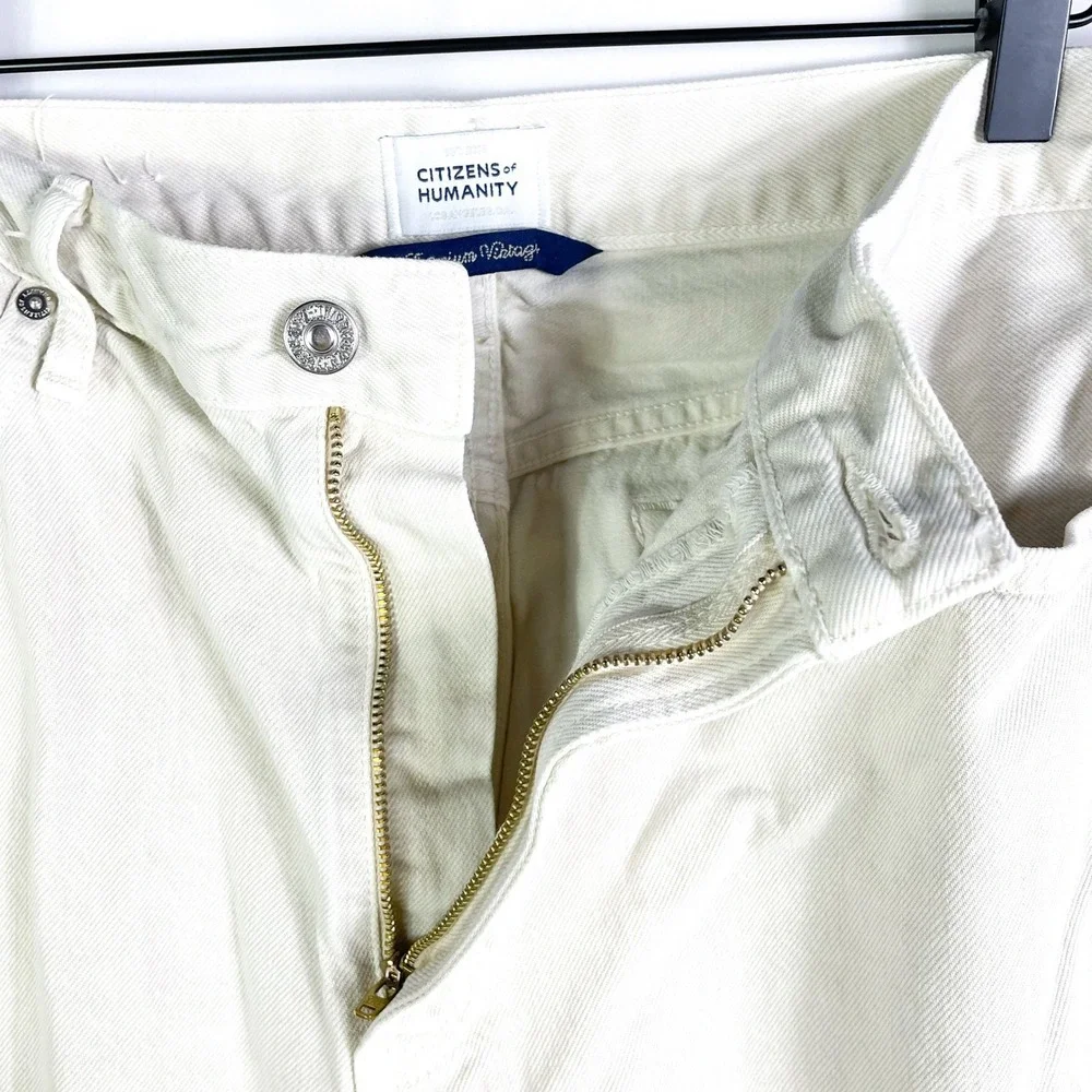 Citizens of Humanity Miro Relaxed Jeans High Waist Almondette Barrel Leg Sz 30 - Picture 8 of 15